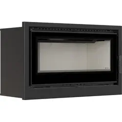 Kamin-Kassette KRATKI ARKE 95 14 kW Ø 200 - Moderne Kamin-Kassette für effiziente und saubere Verbrennung, ausgestattet mit einem innovativen Luftvorhangsystem und hitzebeständigem Keramikglas für optimale Wärmeübertragung.