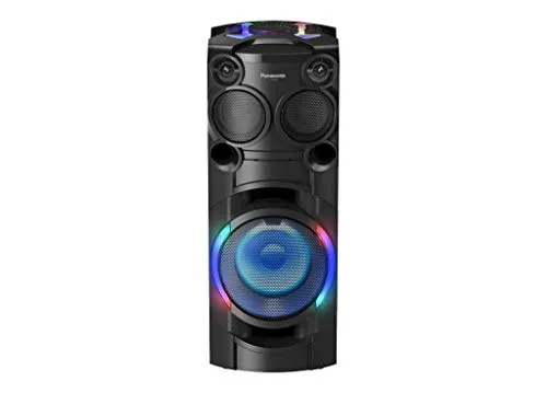 Panasonic SC-TMAX40 - Kraftvolles Party Musiksystem - Musikanlagen mit 1200W Leistung, Airquake Bass und DJ-Effekten für unvergessliche Partys. Genießen Sie die vielseitige Musikauswahl über Bluetooth, CD, USB und mehr!