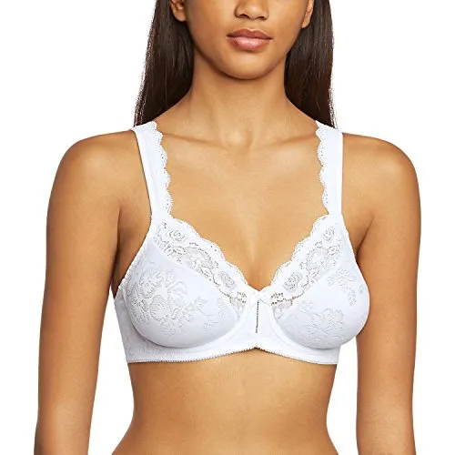 Triumph Damen BH Stellina W - Cream/Vanille (White 03), Gr. 85C - Funktionsunterwäsche mit hohem Steg und voll umschließendem Cup für optimalen Halt und Form. Ideal für den täglichen Gebrauch in der Casual Collection.