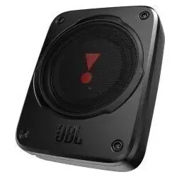 JBL BassPro Lite - Ultrakompakter 7" Aktiv Untersitz Subwoofer mit 200W, kraftvoller Bass und einfache Installation für jedes Fahrzeug