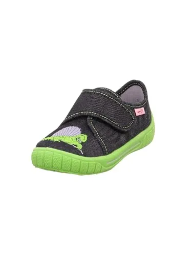Superfit Jungen BILL Hausschuh, Schwarz 0030, 37 EU - Klassischer Hausschuh mit flexibler Laufsohle für optimalen Komfort. Ideal für drinnen, sorgt er für ein angenehmes Tragegefühl und ist leicht zu reinigen.