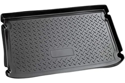 RECAMBO Kofferraumwanne für Hyundai Getz, Typ TB, 2002-2009, für Hyundai Getz TB, 100% passgenaue Antirutschmatte, Kofferraum Schutzmatte, Gummimatte
