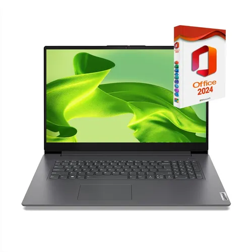 Notebook Lenovo V17-G4 - Intel U300 - 32GB DDR4-RAM - 256GB SSD - Windows 11 Pro + MS Office 2024 Pro - 44cm (17.3") Full HD