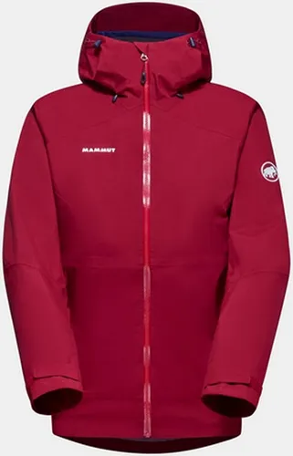 MAMMUT Damen Funktionsjacke Convey Tour HS Hooded Jacket - Wasserdichte Hardshelljacke aus GORE-TEX, atmungsaktiv und leicht, ideal für Wanderungen. Individuell einstellbare Kapuze und Saum für maximalen Komfort.