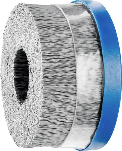COMPOSITE Tellerbürste DBUR Ø 100x22,2 mm - Hochleistungsbürste für stationäre Maschinen - Zubehör für Elektrowerkzeug, ideal zum Entgraten und zur Oberflächenbearbeitung mit Siliciumcarbid für effiziente Ergebnisse und reduzierte manuelle Nacharbeit.