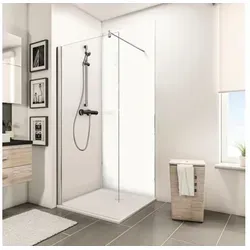 Duschrückwand SCHULTE DecoDesign Unifarbe brillant weiß Hochglanz 210 x 100 cm - Fugenlose Wandverkleidung in Hochglanz, robust und pflegeleicht. Ideal für ein modernes Bad-Design ohne Schmutz und Lärm bei der Montage.