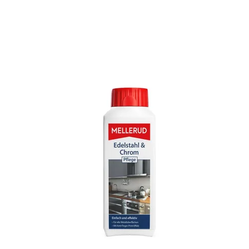 Mellerud Edelstahlreiniger Edelstahl und Chrompflege, Anti-Finger-Print, 2001001780, innenundaußen, 250ml