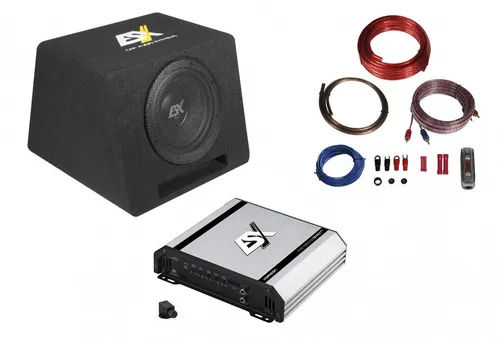 ESX DBP108Q  Subwoofer Bass Sound Anlage Komplett Set Kit Auto Subwoofer Endstuf