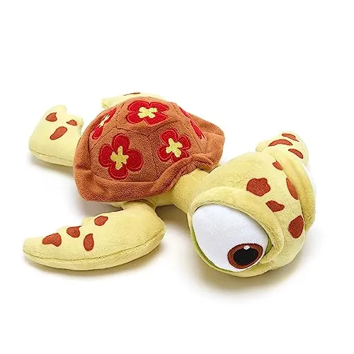 Disney Store Offizielles Squirt Kleines Weiches Spielzeug, Findet Nemo, 27 cm, Plüschfigur mit Gestickten Details, Geeignet für Kinder Ab 0 Jahren