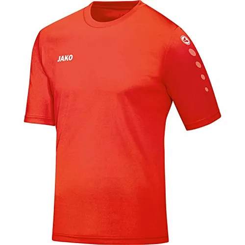 JAKO Unisex Kinder Team Ka Fu balltrikot, Flame, 104 EU