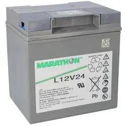 Exide Marathon L12V24 12V 23,5Ah AGM Blei Akku - Zuverlässiger 12V AGM Blei Akku mit 23,5Ah, ideal für Anwendungen wie Telekommunikation, USV und Modellbau. Kompakte Maße für einfache Integration.