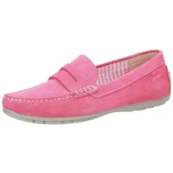 Sioux Damen Carmona-700 Mokassin in Amethyst, 40 EU - Eleganter Mokassin aus weichem Velours mit atmungsaktivem Leinen-Innenfutter, ideal für stilbewusste Frauen.