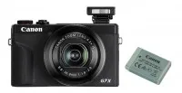 Canon PowerShot G7X Mark III schwarz Super-Set Zubehörpaket - Kompaktkamera mit 24-100mm Brennweite und 1.8 Blende, ideal für kreative Fotografie und Videoaufnahmen, inklusive umfangreichem Zubehörpaket.