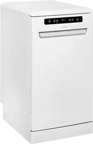 Privileg RSFO 3T224 Geschirrspüler 45 cm - Freistehender Geschirrspüler mit Push&Go für einfache Bedienung, MultiZone für flexibles Spülen und Vollwasserschutz für höchste Sicherheit.