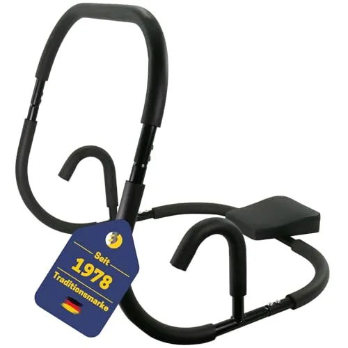 Best Sporting Bauchtrainer für Zuhause - Heimtrainingssysteme - Effektives Fitnessgerät mit gepolsterter Kopf- und Nackenstütze für sicheres und bequemes Bauch- und Rückentraining.