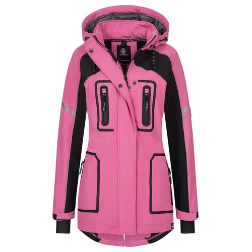 Rock Creek Softshelljacke Damen D-497 - Damen Softshelljacke für Outdoor-Aktivitäten. Wasserabweisend, winddicht und atmungsaktiv – ideal für wechselhaftes Wetter. Hochwertige Verarbeitung für optimalen Tragekomfort.