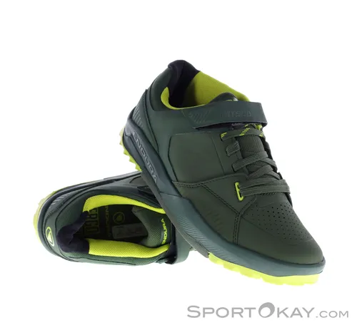 Endura MT500 Burner Flat MTB Schuhe - Oliv Dunkelgrün 42 - Fahrradschuhe mit rutschfester Sohle und optimalem Komfort für Mountainbiker, perfekt für anspruchsvolle Trails.