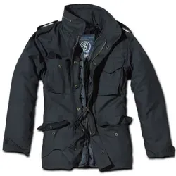Brandit M65 Standard Jacke Schwarz 5XL - Funktionsjacke im klassischen Design der US Feldjacke, pflegeleichtes und robustes Material für optimalen Tragekomfort.