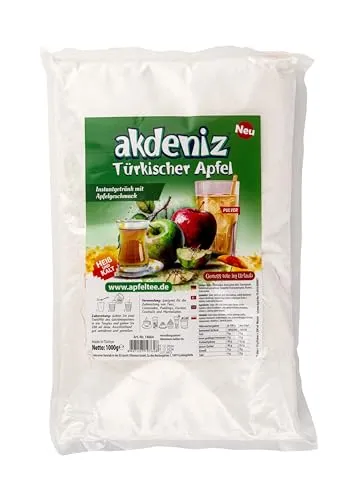 Akdeniz Türkisches Instantgetränk mit grünem Apfel Geschmack, 1 kg.