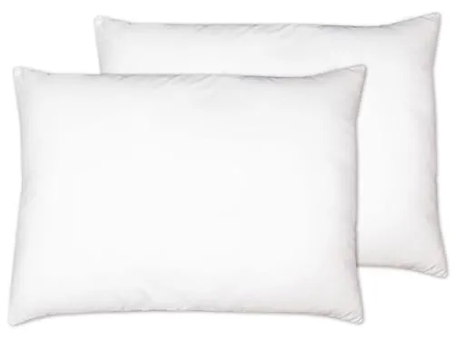 ZOLLNER 2er Set Kopfkissen - Hotelqualität Made in Germany - Kissen für erholsamen Schlaf, mit hochwertiger Polyesterfüllung und waschbar bis 60°C. Ideal für Allergiker und perfekt für ein komfortables Schlaferlebnis.