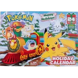 Pokémon Adventskalender 2024 - 24 Überraschungen mit Figuren und Zubehör, perfektes Geschenk für Fans und Sammler, offizielles Produkt von Jazwares