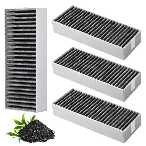 Stück Dunstabzugshaube Aktivkohlefilter für Siemens HZ9VRCR0 17004796/Bosch HEZ9VRUD0 17004811/Neff Z821VR0 17004806/ Gaggenau CA282111/ Constructa CCZ9VRCRCR0 17006669, CleanAir Umluftersatzfilter 4