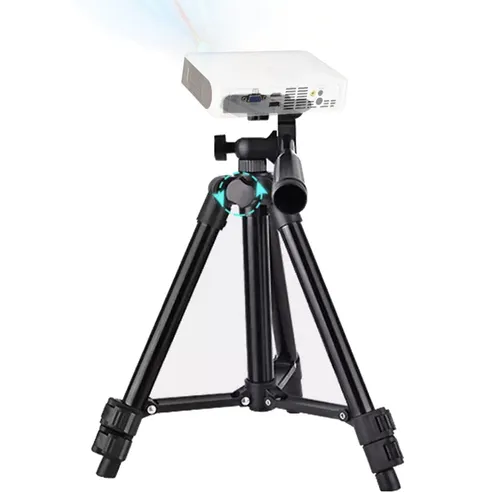 Tripod Tisch Projektor Mini Beamer Stativ Halterung - Beamer-Halterungen, tragbar und faltbar mit Tasche, ideal für Präsentationen und Heimkino