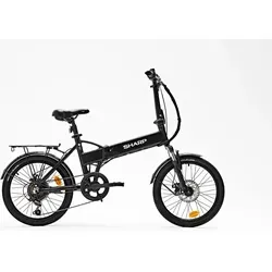 Sharp E-Bike FD03EB - Faltbares Elektrofahrrad - E-Bikes: Kompaktes, 20-Zoll E-Bike mit 250W Motor, klappbar und ideal für urbane Mobilität oder Camping. Reichweite bis 40 km, bequem aufladbarer Akku und modernes LED-Display.