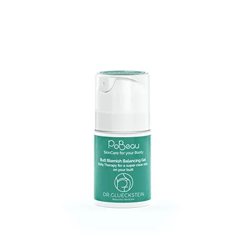 PoBeau Butt Blemish Balancing Gel 50 ml - Ganzkörperpflege für einen glatten Po-Bereich, angereichert mit antimikrobiellen Inhaltsstoffen und einem frischen Unisex-Duft, ohne bedenkliche Zusatzstoffe.