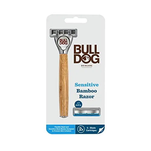 Bulldog Rasierer, Bambus, empfindliche Haut, 2 up