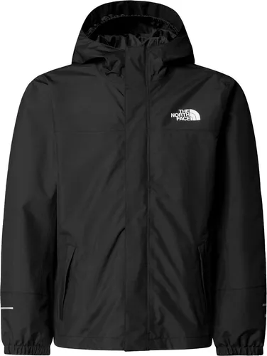 The North Face Kinder Boys Antora Rain Jacke - Größe S, Schwarz - Funktionsjacke für junge Outdoor-Fans, wasserfest und atmungsaktiv für maximalen Komfort bei jedem Wetter.