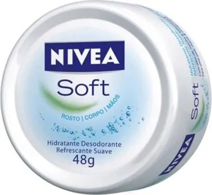 Nivea Soft Feuchtigkeitscreme 50g für Gesicht, Körper und Hände, schnell einziehend