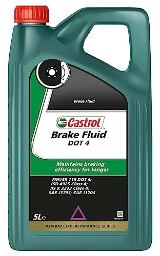 CASTROL Bremsflüssigkeit VW, MERCEDES-BENZ, AUDI 15F2CE - Hydrauliköle mit vollsynthetischer Formel, nitritfrei und ideal für hochwertige Bremsanwendungen in VW, Mercedes-Benz und Audi.