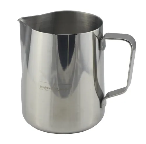 Monkano Milchkännchen Edelstahl 600ml – Perfektes Aufschäumen für Barista-Qualität - Das Monkano Milchkännchen Edelstahl 600 ml vereinfacht das Aufschäumen von Milch für Cappuccino und Latte Macchiato. Mit tropffreiem Ausgießer und edlem Design ist es ideal für Kaffeeliebhaber und professionelle Baristas.