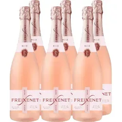 Freixenet Carta Rosé (6 x 0,75 l) - Trockener Rosé Sekt aus Spanien - Genießen Sie den spritzig-fruchtigen Freixenet Carta Rosé, ideal für gesellige Anlässe. Mit feiner Perlage und eleganten Aromen von roten Beeren überzeugt dieser Premium-Sekt jeden Rosé-Liebhaber.