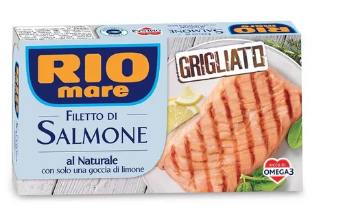 Rio Mare Filetto di Salmone Grigliato al Naturale Gegrilltes Lachsfilet 125g
