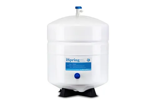 iSpring T32M Untertisch-Trinkwassersystem 12L - Zuverlässiger 12-Liter-Drucktank für Umkehrosmoseanlagen – sorgt für sofort verfügbares gefiltertes Wasser, verlängert die Lebensdauer Ihrer Filteranlage und bietet höchste Lebensmittelsicherheit.
