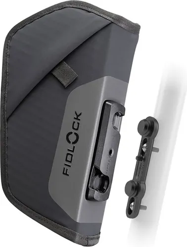 Fidlock Twist Essential Bag + Bike Base Halterung (Größe M, grau) - Fahrradtaschen mit praktischer Rahmen Tasche, die vielseitig als Umhängetasche getragen werden kann - ideal für Radfahrer, die Flexibilität schätzen.
