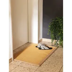 benuta Nest Fußmatte Beige, 60x90 cm - Robuste Fußmatte in Betonoptik, ideal für Fußbodenheizung, schmutzabweisend und pflegeleicht - für ein einladendes Zuhause!