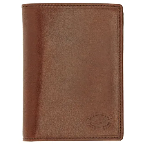 The Bridge Story Uomo Geldbörse braun 01403301-14 - Elegante Leder Geldbörse in braun, ideal für stilbewusste Männer, mit mehreren Fächern für Karten und Bargeld.