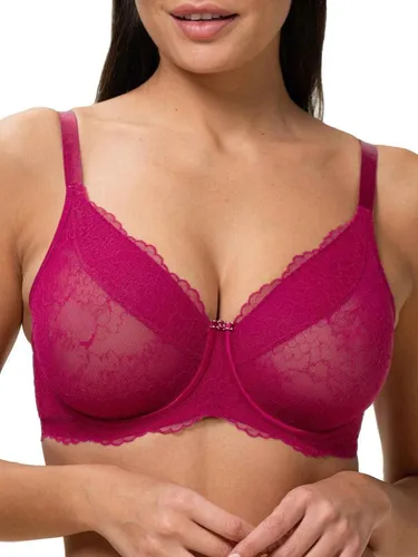 Triumph Mirage Spotlight W01 EX Damen BH 70C - Funktionsunterwäsche für Damen, T-Shirt-BH mit Bügel in Rumba Red, bietet perfekten Halt und hohen Tragekomfort.