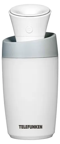 TELEFUNKEN Steamy Mini Luftbefeuchter – Handlich und Effizient - Kompakter Luftbefeuchter für Schreibtisch und unterwegs. Innovativer Verdampfer sorgt für mikrofeine Zerstäubung und optimale Befeuchtung bis 6 qm. Einfache Ein-Tasten-Bedienung und USB-Anschluss für flexiblen Einsatz.