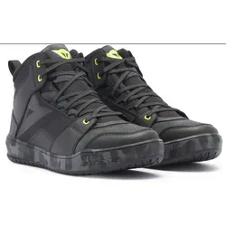 Dainese Suburb D-WP Motorrad Schuhe Sneaker 40 - schwarz-camo-gelb - Motorradstiefel mit atmungsaktivem, wasserdichtem Design und verstärkten Bereichen für optimalen Schutz und Komfort, ideal für alle Jahreszeiten.
