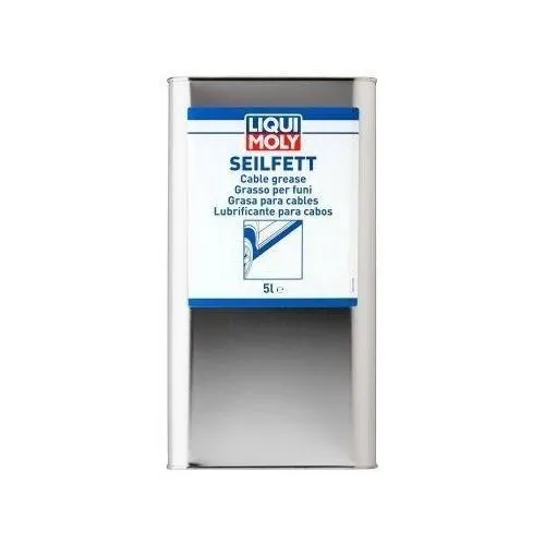 Liqui Moly Seilfett 5l - Öle & Schmierstoffe, hochwertiger Schmierstoff mit ausgezeichnetem Korrosionsschutz, ideal zur Schmierung von Drahtseilen und als Unterbodenschutz im Kfz-Bereich.