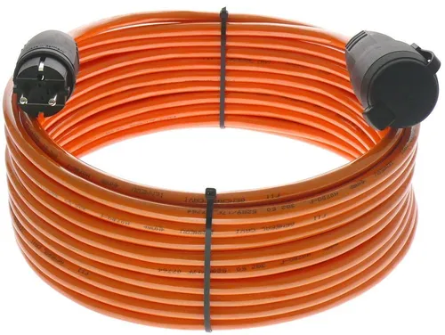 maxgo® SCHUKO PUR Verlängerung H07BQ 230V IP44 - 10m Elektro-Kabel - Netzkabel für Baustellen, extrem robust und witterungsbeständig mit hoher Reißfestigkeit – ideal für Innen- und Außenbereich.