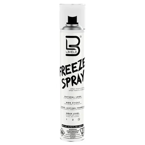 Level3 Freeze Spray Haarspray 400ml starker Halt, parabenfrei, Volumen, Unisex