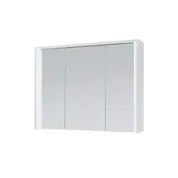 Spiegelschrank Five, weiß, 86x68 cm - Spiegelschrank in modernem Design mit hoher Materialqualität. Ideal für Ihr Badezimmer mit praktischen Maßen: B: 86 cm, H: 68 cm, T: 17.5 cm. Profitieren Sie von unserem 10€ Willkommens-Gutschein bei Newsletter-Anmeldung.
