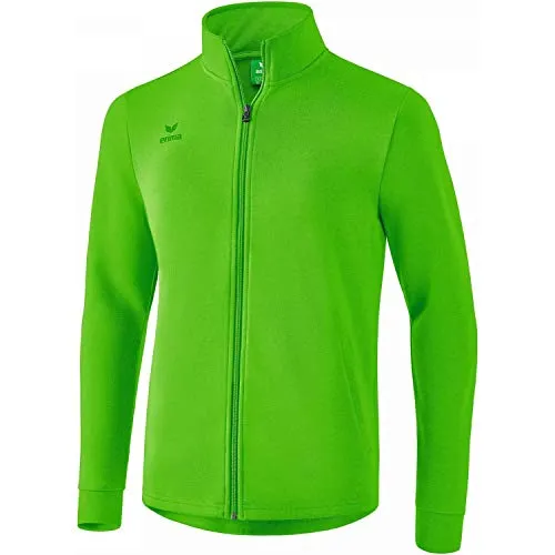 Erima Herren Sweatjacke in Grün, Größe M - Herren-Sweatjacke aus 60% Baumwolle und 40% Polyester, mit praktischer Kängurutasche und sportlichem Design, ideal für Freizeit und Training.