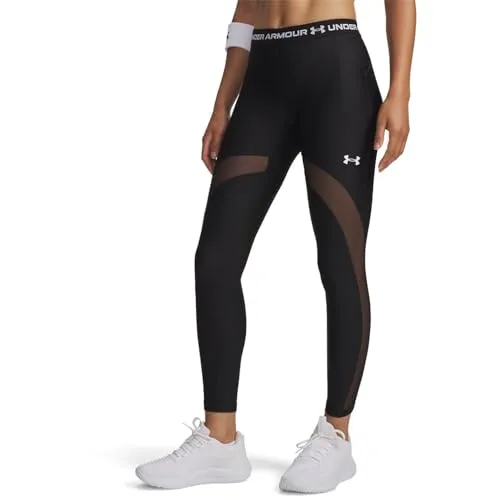 Under Armour HeatGear Mesh Tight Damen schwarz - Bequeme Sporthose - Damen - Tight aus atmungsaktivem Material für hohen Tragekomfort beim Sport. Ideal für aktive Frauen, die Wert auf Funktionalität legen.