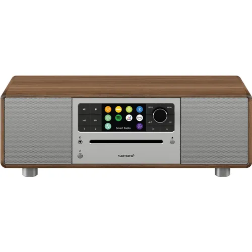 Sonoro PRESTIGE Kompaktanlage - Elegante Kompaktanlage für Wohnzimmer, mit hochwertigem Klang und vielseitigen Musikquellen wie CD, Radio und Streaming. Ideal für Räume bis 25qm, inklusive Bluetooth und Soundbar-Funktion.